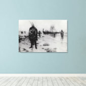 The Discovery America von Leif Eriksson Leinwanddruck (Insitu (Holzboden))