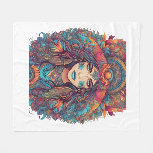 The Divine Feminine Fleecedecke (Vorderseite (Horizontal))