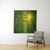 The Divine Light Path: Cathedral of the Emerald Fo Wandteppich (Beispiel)