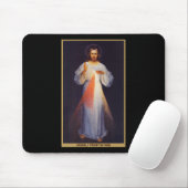 The Divine Mercy Shirt Premium Mousepad (Mit Mouse)