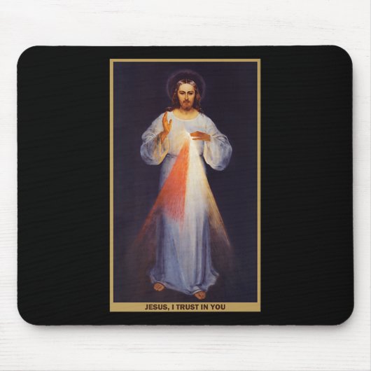 The Divine Mercy Shirt Premium Mousepad (Vorne)