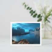 The_Diving_Rock_by_Jellaboom Postkarte (Stehend Vorderseite)