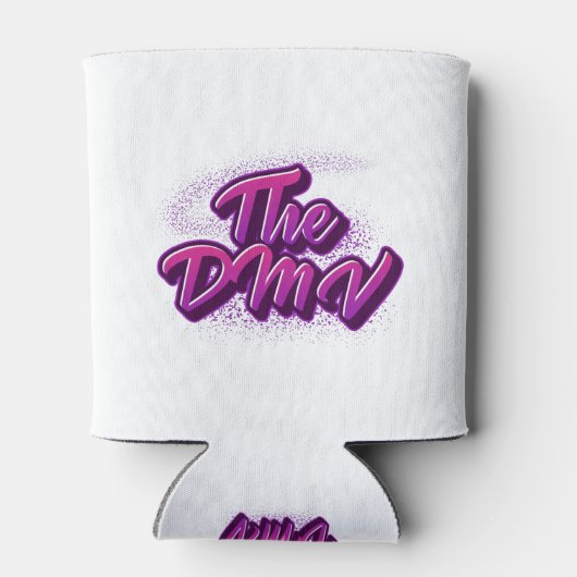 The DMV (DC, Maryland, Virginia) Graffiti Style Dosenkühler (Rückseite)