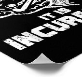 The Doctor Says It Is Incurable Field Hockey Lover Poster (Ecke)