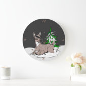 The Doe - Große Wanduhr (Zuhause)