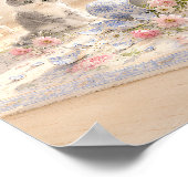 The Dog Did It Wasserfarben-Kunstprint Poster (Ecke)