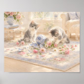 The Dog Did It Wasserfarben-Kunstprint Poster (Vorne)