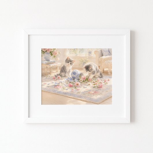 The Dog Did It Wasserfarben-Kunstprint Poster