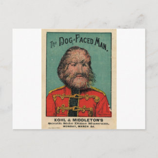The Dog Faced Man Postkarte