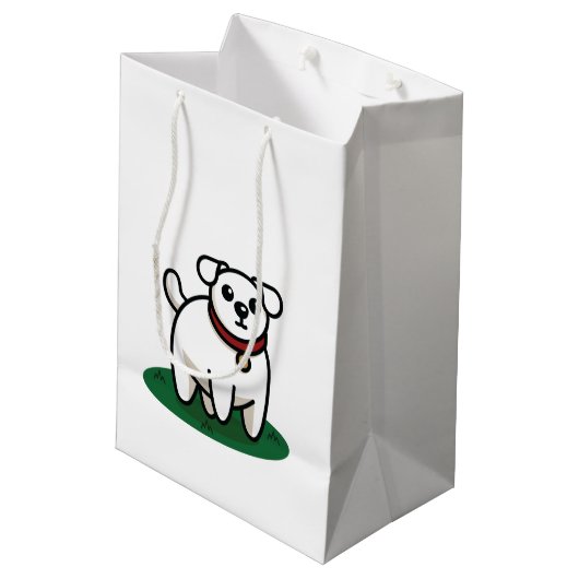 The Dog Mittlere Geschenktüte (Rückseite Schrägansicht)