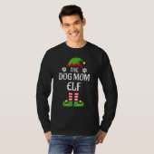 The Dog Mom Elf Family Matching Group Christmas T-Shirt (Vorne ganz)