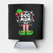 The Dog Mom Elf Xmas Funny Dogs lover Christmas Do Dosenkühler (Vorderseite)