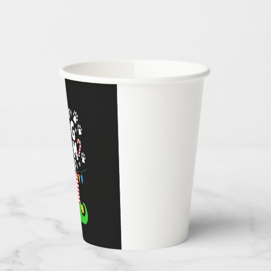 The Dog Mom Elf Xmas Funny Dogs lover Christmas Do Pappbecher (Links)