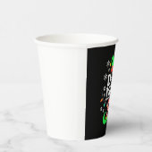 The Dog Mom Elf Xmas Funny Dogs lover Christmas Do Pappbecher (Rechts)