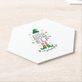 The Dog Mom Elf Xmas Funny Dogs lover Christmas Do Untersetzer (angewinkelt)