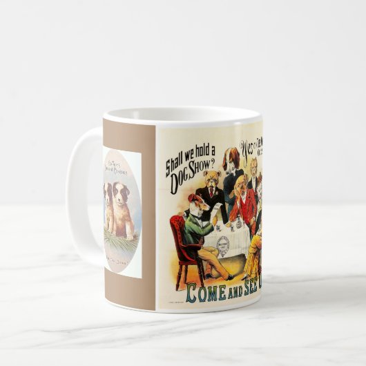 "The Dog Show" Kaffeetasse (Vorderseite Links)