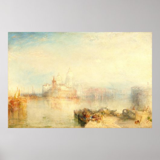 The Dogana, Venedig - William Turner Poster (Vorne)