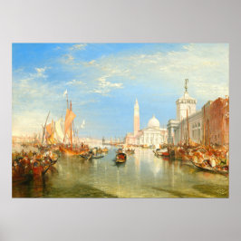 The Dogana, Venedig - William Turner Poster