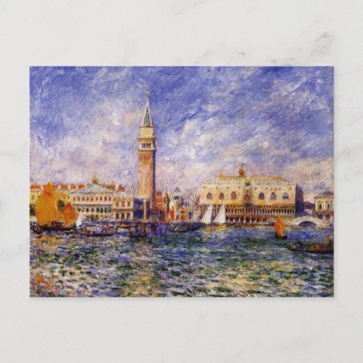 The Doges' Palace von Renoir Postkarte (Vorderseite)