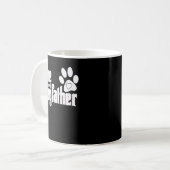 The Dogfather Bone Dog Lover Dad Funny Father's Da Kaffeetasse (Vorderseite Links)