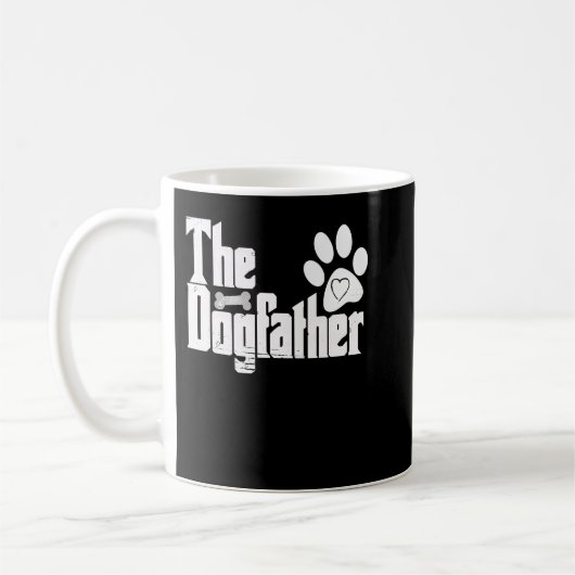 The Dogfather Bone Dog Lover Dad Funny Father's Da Kaffeetasse (Links)