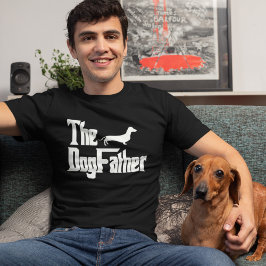 The Dogfather Dachshund Funny T-Shirt