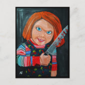 The Doll Painting by Alfred Fox Postkarte (Vorderseite)