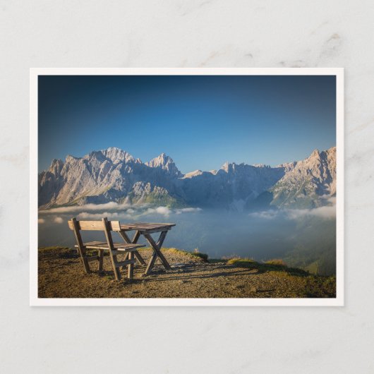 The Dolomites Mountain View Hiking Italy Postkarte (Vorderseite)