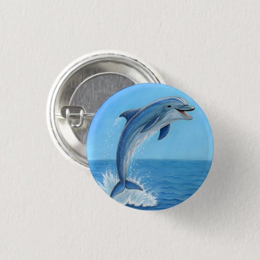 The Dolphin’s Silent Dance Button (Vorne & Hinten)