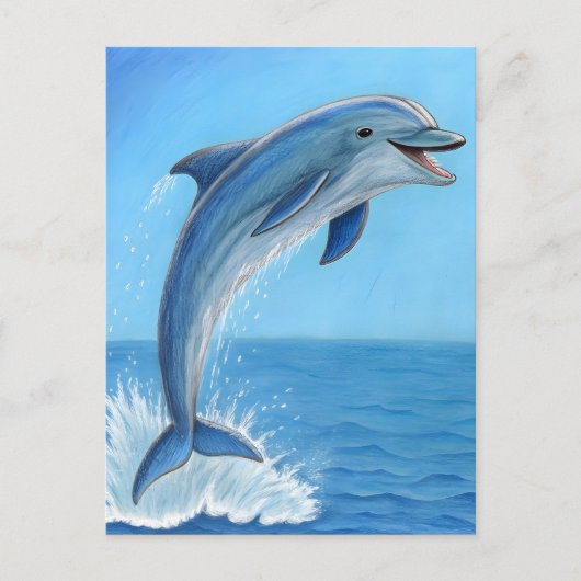 The Dolphin’s Silent Dance Postkarte (Vorderseite)