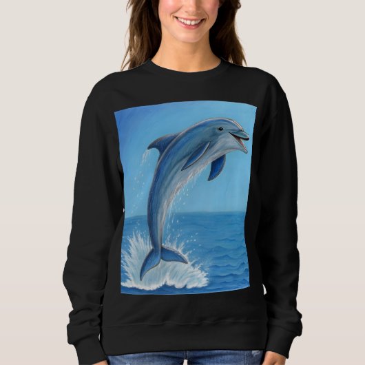 The Dolphin’s Silent Dance Sweatshirt (Vorderseite)