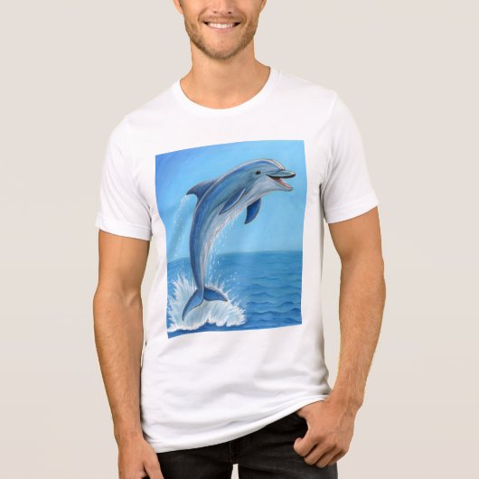 The Dolphin’s Silent Dance Tri-Blend Shirt (Vorderseite)