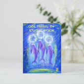 The Dolphins of Knowledge by Mike Winterbauer Postkarte (Stehend Vorderseite)