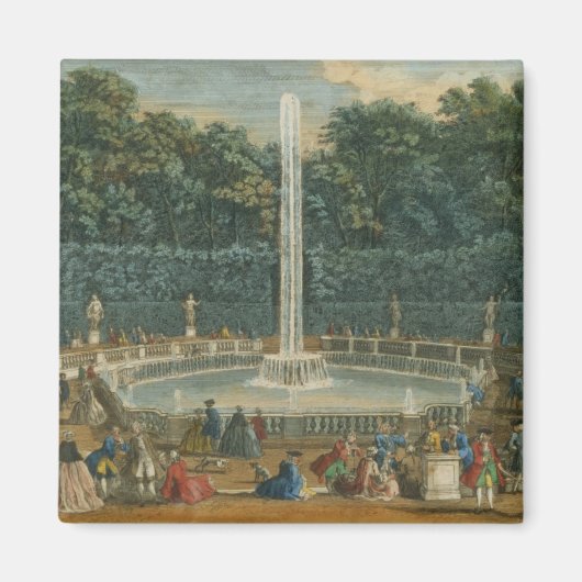 The Domes in Garden at Versailles, Pub von Lau Magnet (Vorne)