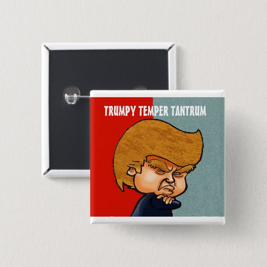 The Donald Trump School of Anger Management Button (Vorne & Hinten)