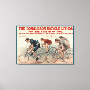 The Donaldson Bicycle Lithos ~ Vintage Werbung Leinwanddruck