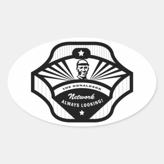 The Donaldson Network Oval Sticker (Vorderseite)