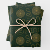 The Đông Sơn Serpent Geschenkpapier Set (Beispiel)