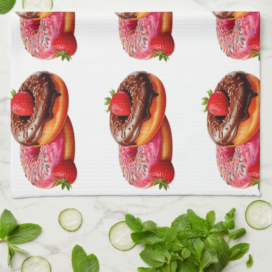 The Donut Mug Geschirrtuch (Gefaltet)