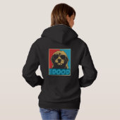 the dood Back print Hoodie (Schwarz voll)