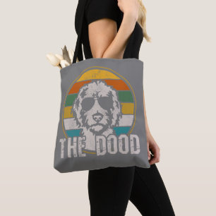 The Dood Vintage Goldendoodle Golden Doodle Dog Tasche