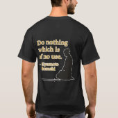 🈶 THE DŌRAKU EDITION -The Edge of Purpose T-Shirt (Rückseite)