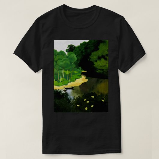 The Dordogne with renac von Felix Vallotton 1925 T-Shirt (Design vorne)