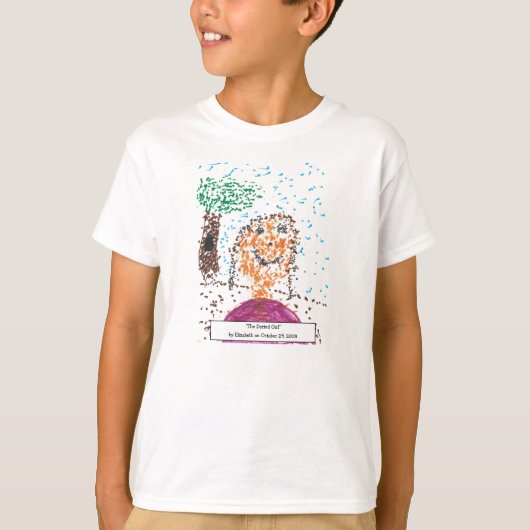 "The Dotted Girl" Kinder Sweatshirt T-Shirt (Vorderseite)