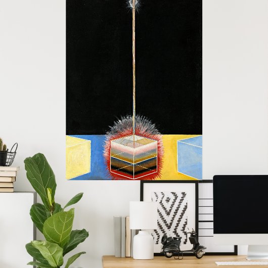 The Dove, 1915 von Hilma af Klint Poster (Heimbüro)