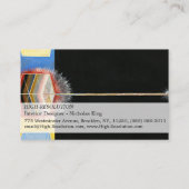 The Dove, 1915 von Hilma af Klint Visitenkarte (Rückseite)