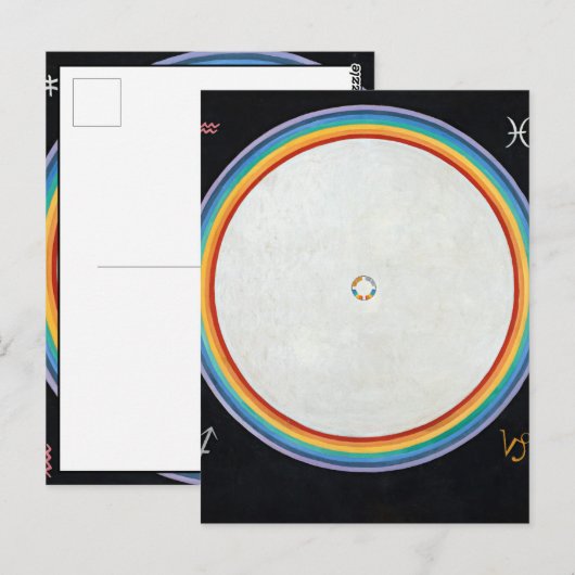The Dove, No.14. von Hilma af Klint Postkarte (Vorne/Hinten)