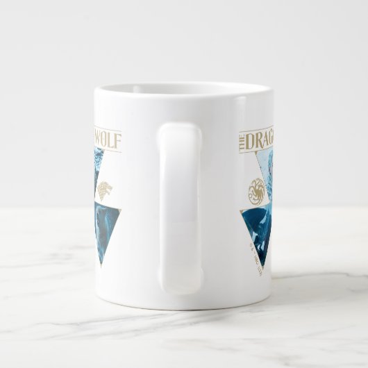 The Dragon and The Wolf Daenerys & Jon Graphic Jumbo-Tasse (Rückseite)