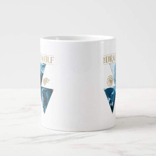 The Dragon and The Wolf Daenerys & Jon Graphic Jumbo-Tasse (Vorderseite)