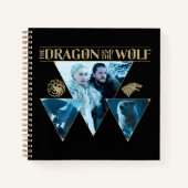 The Dragon and The Wolf Daenerys & Jon Graphic Notizblock (Vorderseite)